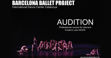 BARCELONA BALLET PROJECT – International Dance Center Catalunya - Audition academic year 2025/26