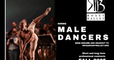 Roxey Ballet is Looking for Male Presenting Dancers
