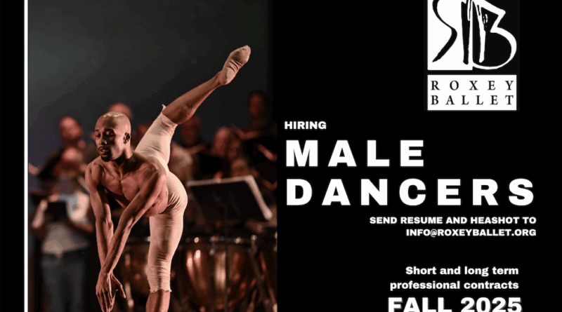 Roxey Ballet is Looking for Male Presenting Dancers
