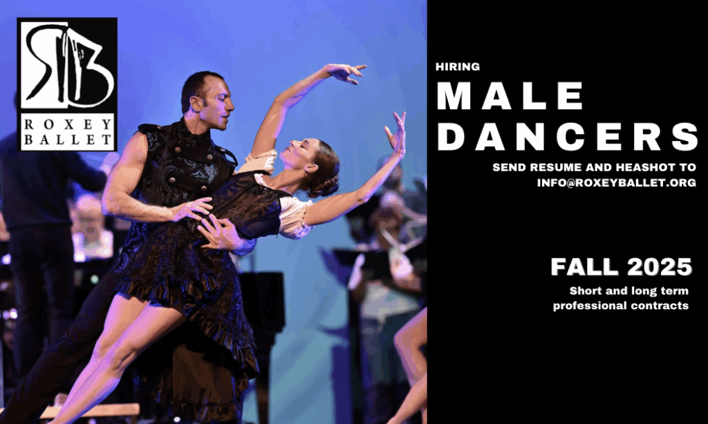 Roxey Ballet is Looking to Hire Male Dancers