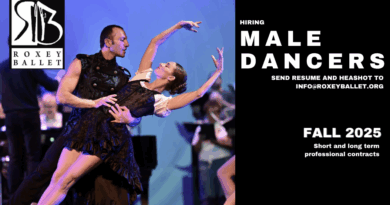 Roxey Ballet is Looking to Hire Male Dancers