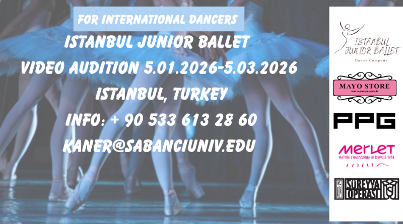 Istanbul Junior Company is Looking for Dancers