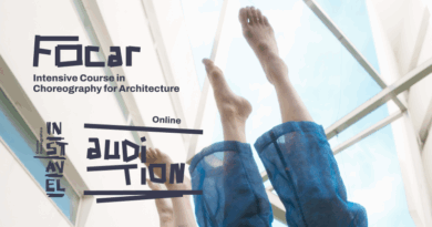 Online auditions / FOCAR – Intensive Course in Choreography for Architecture
