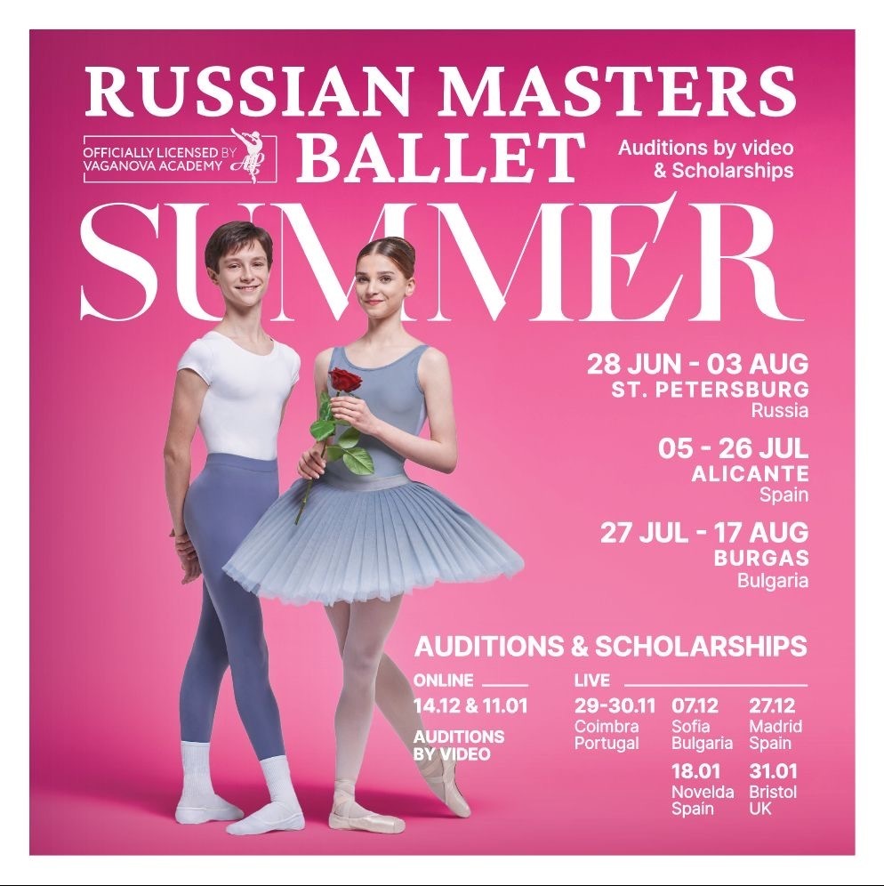 AUDITIONS & SCHOLARSHIPS for the Russian Masters Ballet summer intensives 2026