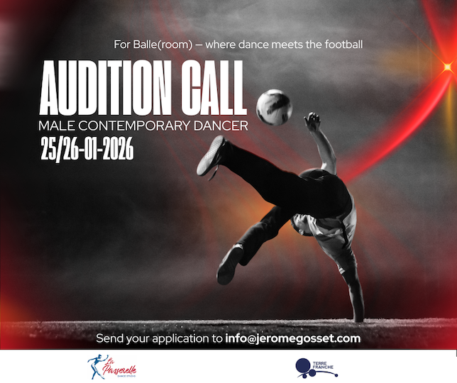 Choreographer Jerome Gosset is Looking for a Male Dancer