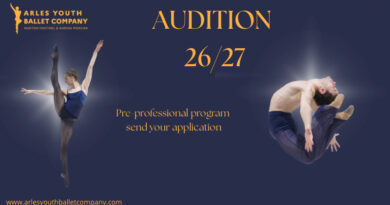 Audition Season 26/27 Arles Youth Ballet Company