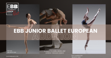 EBB Junior Ballet France – European 2026 Auditions