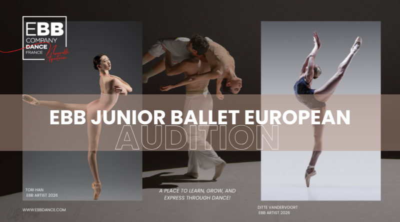 EBB Junior Ballet France – European 2026 Auditions