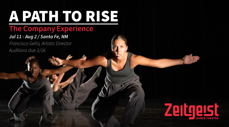 Zeitgeist Dance Theatre Trainee Auditions Due February 16