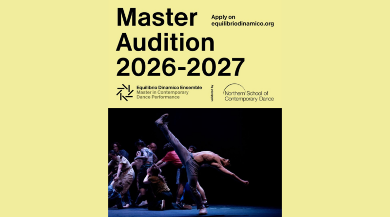 Open Call – Equilibrio Dinamico Ensemble Master in Contemporary Dance Performance