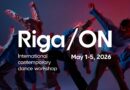 Riga/ON 2026 International contemporary dance intensive workshop festival
