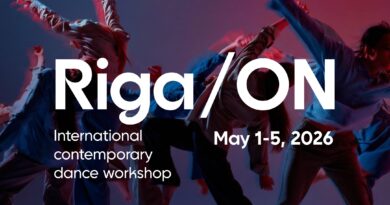 Riga/ON 2026 International contemporary dance intensive workshop festival