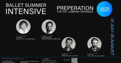 Munich International Ballet School Ballet Summer Intensive - Preperation for the company entrance