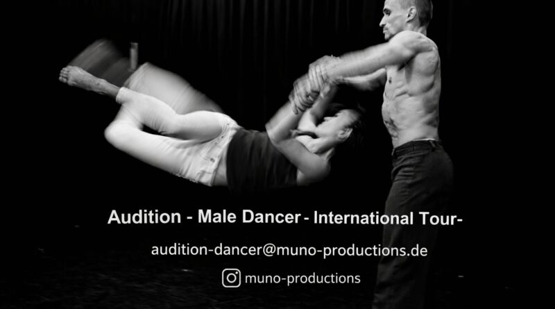 Muno Productions is Seeking Male Dancers for International Production