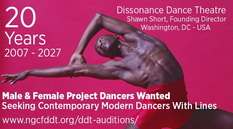 Dissonance Dance Theatre Seeks Dancers