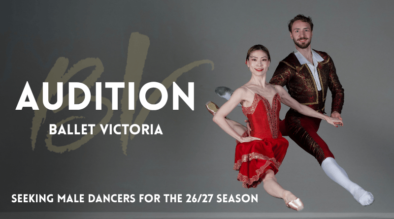 Ballet Victoria is Seeking Male Dancers for the 26/27 Season