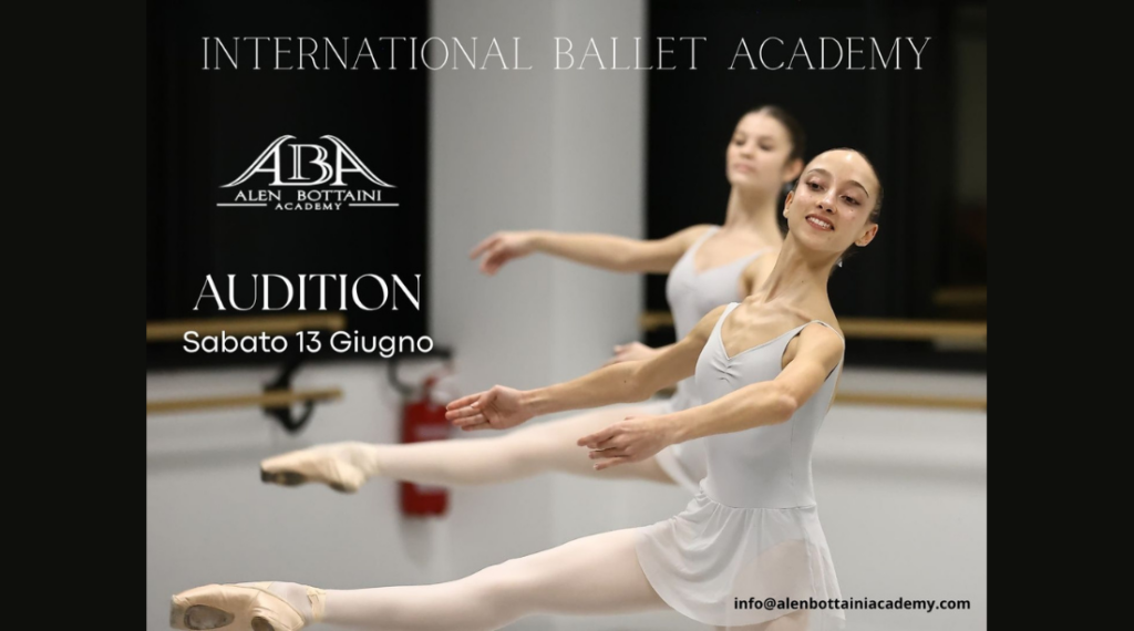 ABA Alen Bottaini Academy full year program Audition on the 13 of July 2026