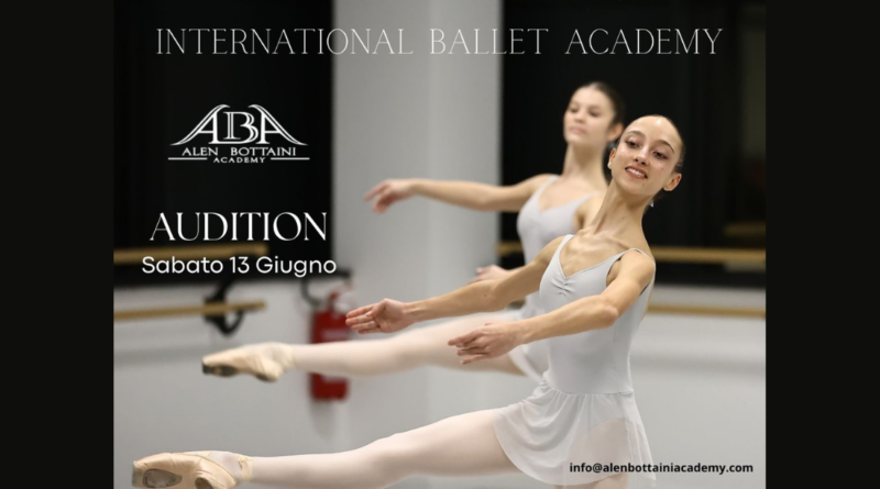 ABA Alen Bottaini Academy full year program Audition on the 13 of July 2026