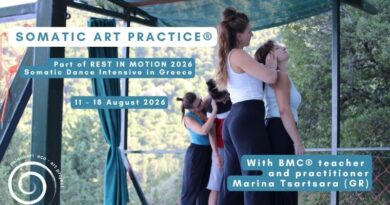 Somatic Art Practice® in Greece with BMC® teacher Marina Tsartsara
