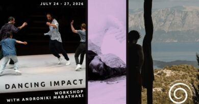 Dancing Impact — a residential improvisation dance workshop in Greece with Androniki Marathaki