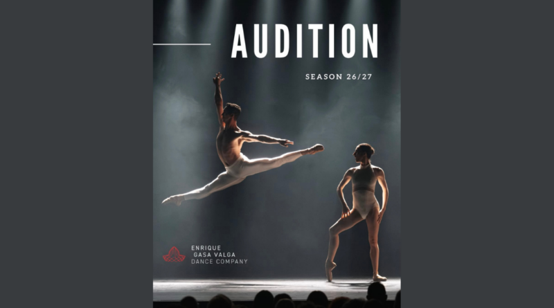 Limonada Enrique Gasa Valga Dance Company is Looking for a Male Dancer