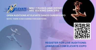 Live Dance Auditions for MSC Cruises & Disney Live Entertainment