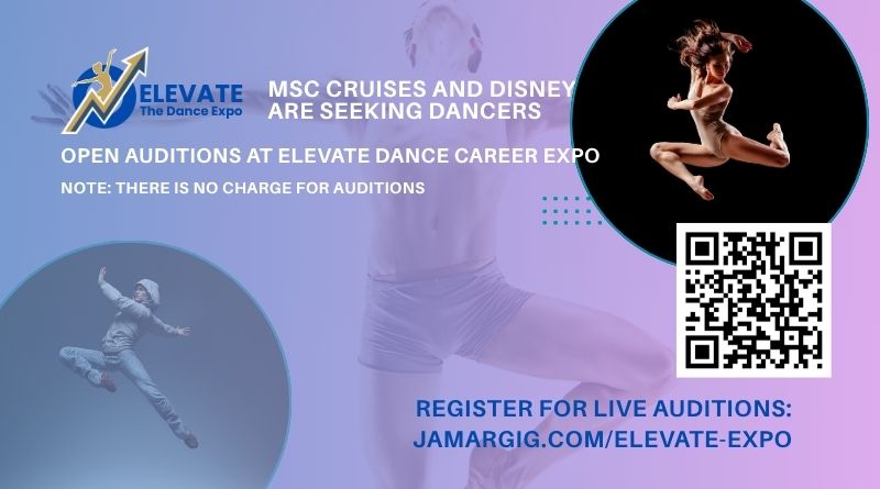 Live Dance Auditions for MSC Cruises & Disney Live Entertainment