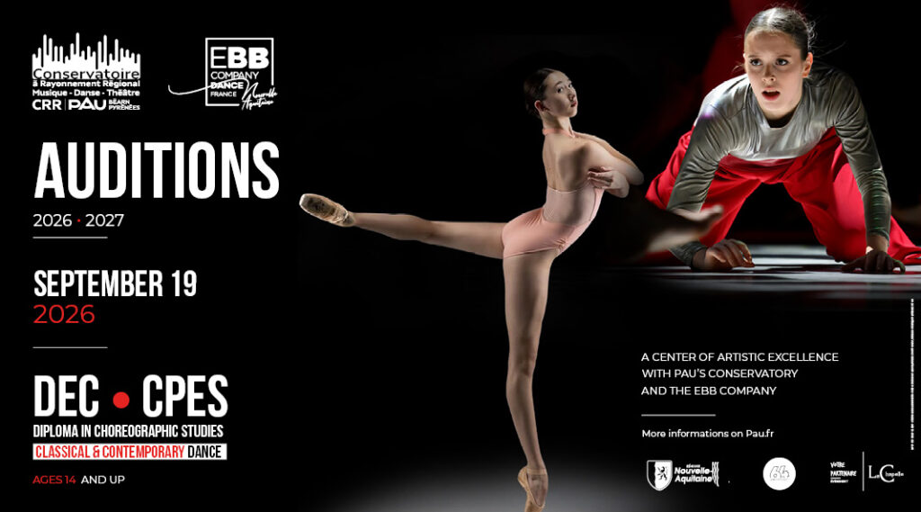 Applications Open: Diploma in Choreographic Studies at Pau Conservatory