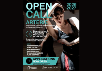 Opencall: Arterie 2026/2027 International Training & Research Program in Contemporary Dance